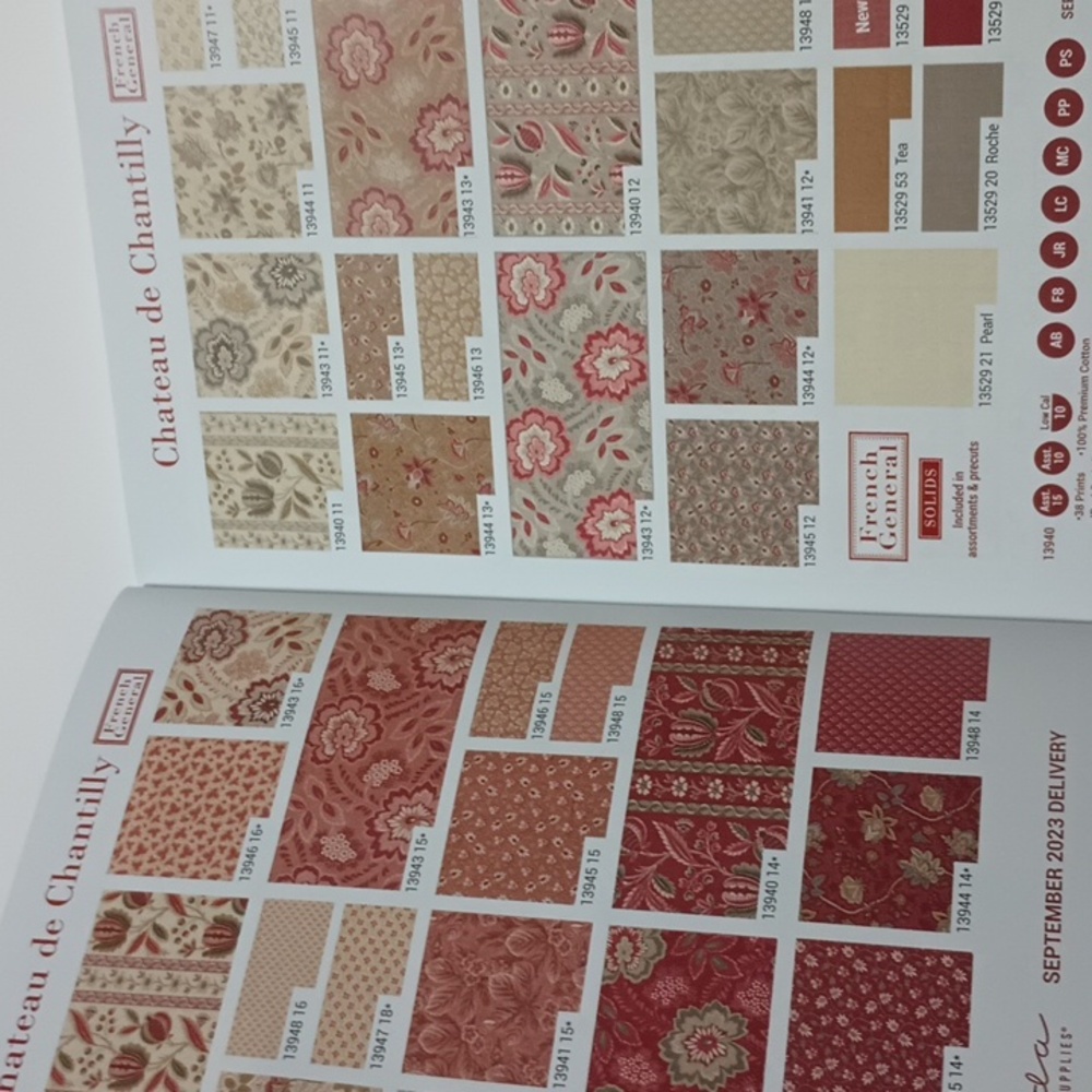3/$15 Paper Crafting Moda Piece Fabric Catalog - Picture 4 of 16